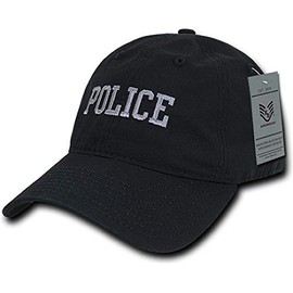 Rapiddominance Relaxed MIL/LE Ripstop Police Cap, Black