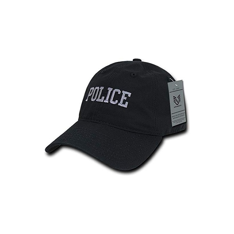 Rapiddominance Relaxed MIL/LE Ripstop Police Cap, Black