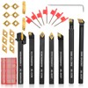 Indexable Lathe Turning Tool 21Pcs Kit 5/16" 8mm Shank 7