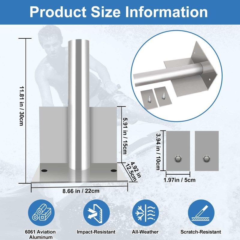 Guide Post Bracket for Protecting Lift & Guide Boat While,