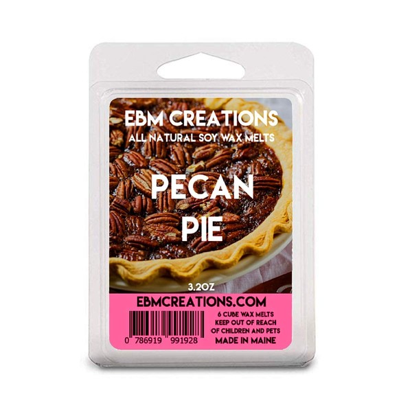Pecan Pie Soy Wax Melts - 3.2oz, 6 Cube Clamshell,