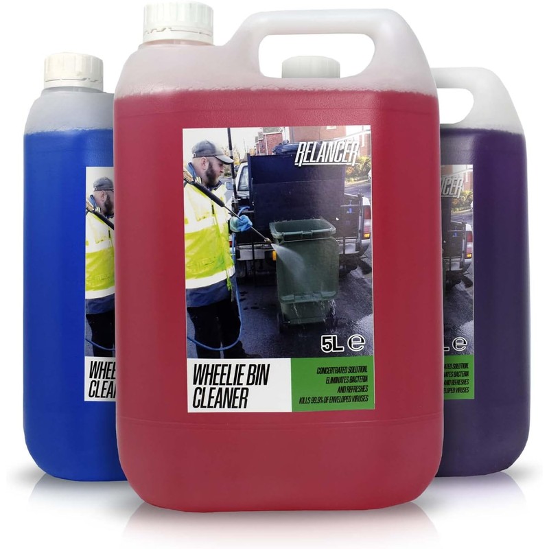 Trade Chemicals Wheelie Bin Cleaner 5L Relancer Anti-Bacterial Sanitizer (ALPINE)