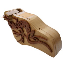 Salamander Puzzle Box with Hidden Compartment