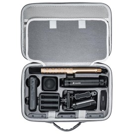 Insta360 X4 Compatible Storage Case, PU Accessories, Protective Case, Waterproof, Portable Travel Bag, Large Capacity, Full Protection, Dustproof, Convenient to Carry (Set, Storage Case)