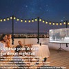 2 Pack String Light Poles,5 Ft Metal Poles with Fence
