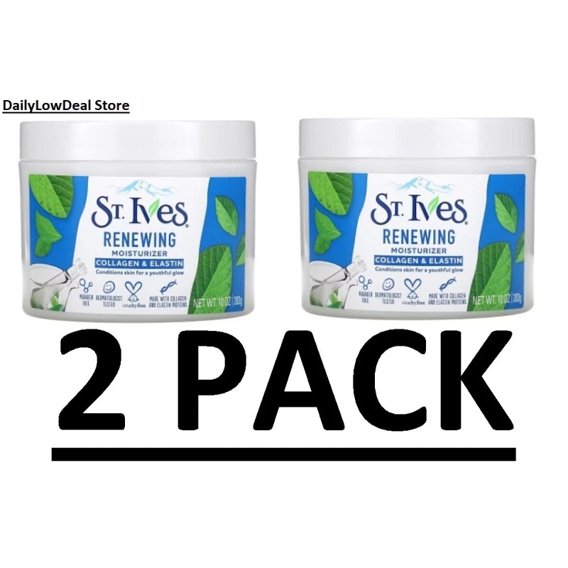St. Ives 2 PACK St. Ives, Renewing Collagen Elastin Moisturizer,