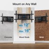 Pipishell Full Motion TV Wall Mount for Most 37-75 Inch