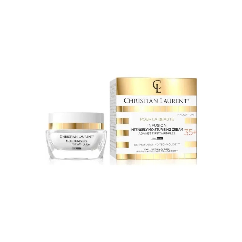 Crema Facial Christian Laurent Infusion 35+ Antiarrugas con Oro 24K