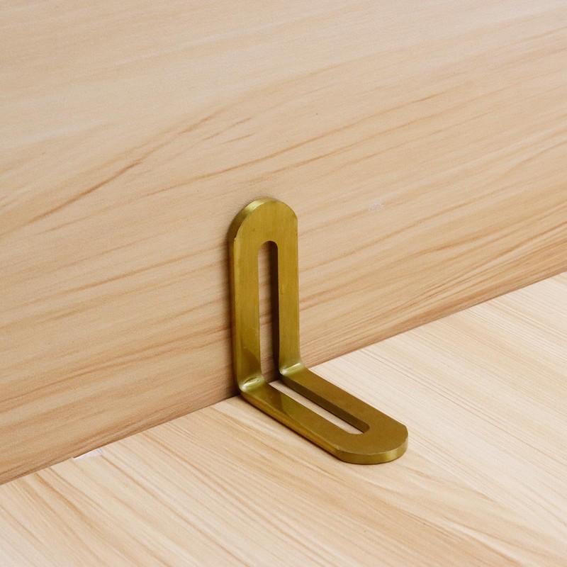 Bitray 10 Pcs Adjustable Corner Braces,L-Shape Bracket with Slot,Right Angle