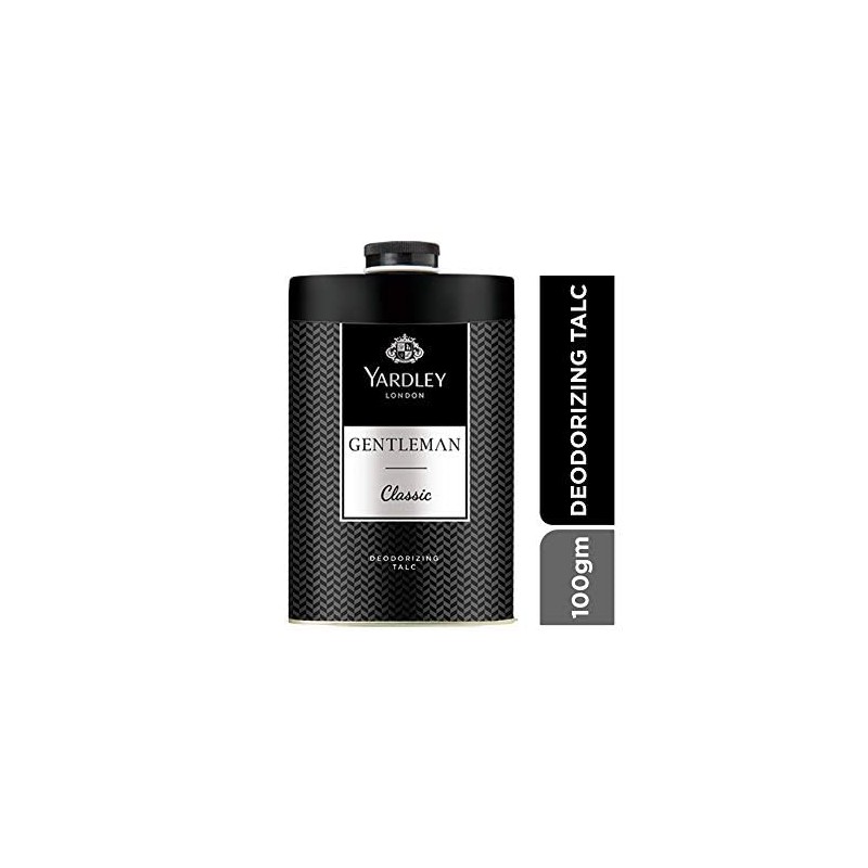 Yardley London Gentleman Deodorizing Talc Talcum Powder for Men 100gm