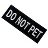 Animal Vest/Harness Emblem Pet Service Embroidered Velcro Patch
