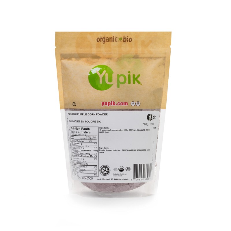 ORGANIC PURPLE CORN POWDER- 500G, Gluten-free, Vegan, Non-GMO