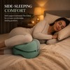 Memory Foam Knee Pillow for Side Sleepers – Leg Support