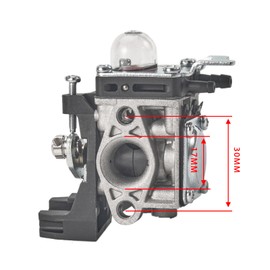 Mikatesi A021004600 26X Carburetor Kit for ECHO SRM-2620 SRM2620 SRM 2620 C262 LE262 T262 T262X String Trimmer Parts A021004601