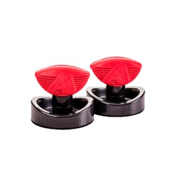 Atomic Ergonomic Premium Air Hockey Strikers for Use with Air Hockey or Push Hockey Tables (2-Pack), One Size (P0274)