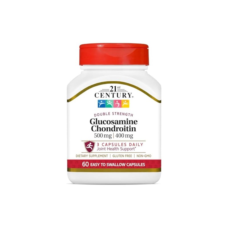 21st Century Glucosamine Chondroitin 500/400mg - Double Strength, cp 60