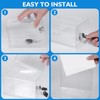 EXCEART Acrylic Box, Ballot Box, Business Card Box, Donation Box