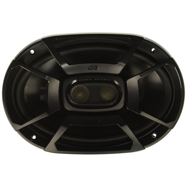 Polk Audio DB692 DB+ Series 6"x9" Three-Way Coaxial Speakers with Marine Certification, Black