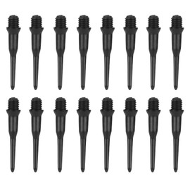 Penitue 300pcs 2BA Thread Soft Tip Dart Points, Plastic Dart Tips Replacement for Professional & Beginner Players