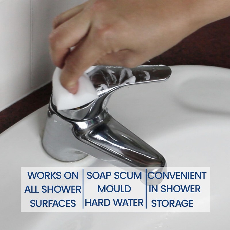 White Magic Shower Eraser Sponge Refill, Yellow, 15 x 8