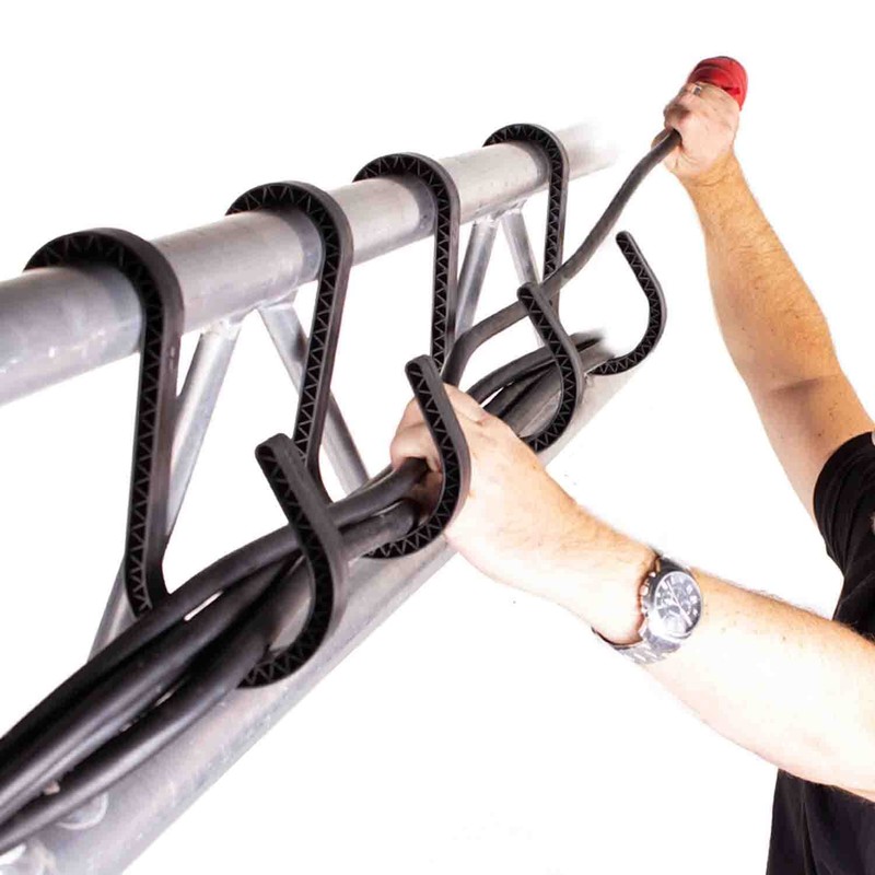Prox X-SCABLEHOOK10 Cable Management S-Hook for Side Stage Truss Systems