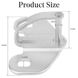 Rear Door Lock Striker Latch Compatible with Fiat Peugeot Ducato Boxer Citroen Relay 1345736080