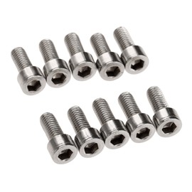 10Pcs Bike Water Bottle Cage Bolts Holder Screws M5 Inner Rack Hexagon Stainless Steel Screws