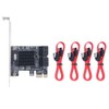 PCIE SATA Card 4 Ports 6Gbps SATA 3.0 PCIE Card