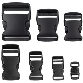 Your Day Mate Black Plastic Buckles for Webbings, Snap Fastener, Replacement Buckle, Buckle Repair, Backpack Strap Buckle, Buckle Strap, black