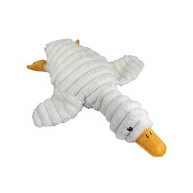 Pet Lou Farm Friends Goose, 16-inches Length, White, Squeak Toy, Plush, Pet Toys and Supplies