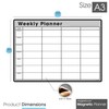 TMS Magnetic Weekly Planner for Fridge | Made in The