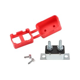 GLOSO E513C Auto Reset Circuit Breakers (T1) Stud Type Lengthwise Bracket for Marine boat truck RV Motorcycle heavy machinery Medical Motors - 30A, 1 Pack
