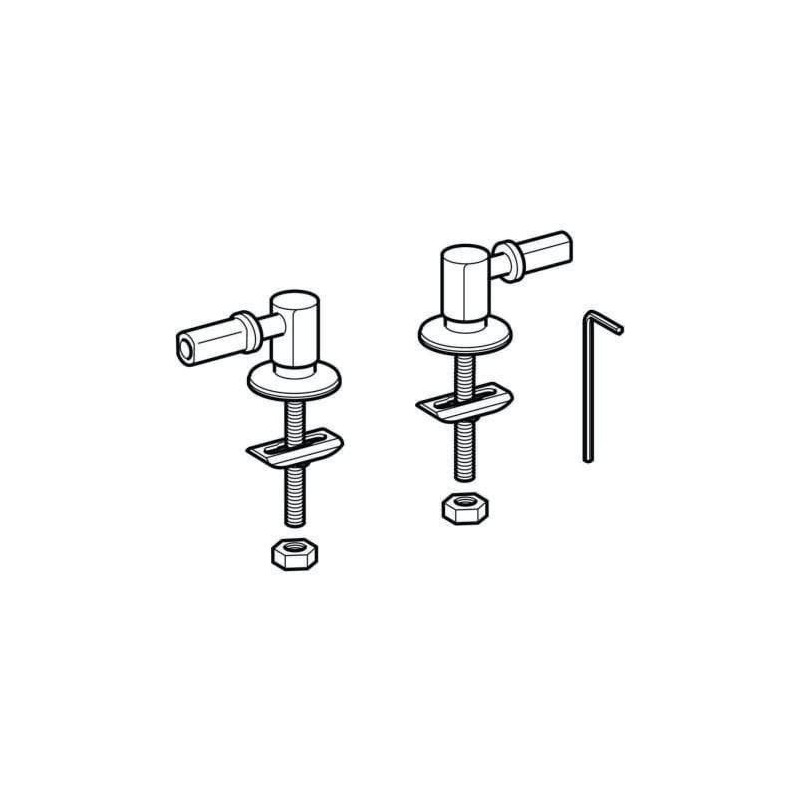 Keramag - Metal Toilet Seat Hinges Metal Hinges