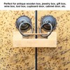 Antique Style Padlock 5cm Spacing Horizontal Lock with Key for