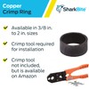 SharkBite 1/2 Inch Copper Crimp Rings, Pack of 100, PEX