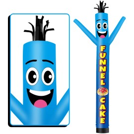 Inflatable Tube Man Wacky Wave Dancer for Outdoor Advertising Promotion Air Dancer - Orange (Blower Not Included)Color: FUNNELCAKF, Size: 10FT