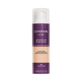 COVERGIRL Advanced Radiance Age-Defying Liquid Foundation Makeup | Anti-Aging, Age-Defying Formula, Buildable Coverage (Packaging May Vary) | 110 Classic Ivory | 1 fl oz (Pack of 1)