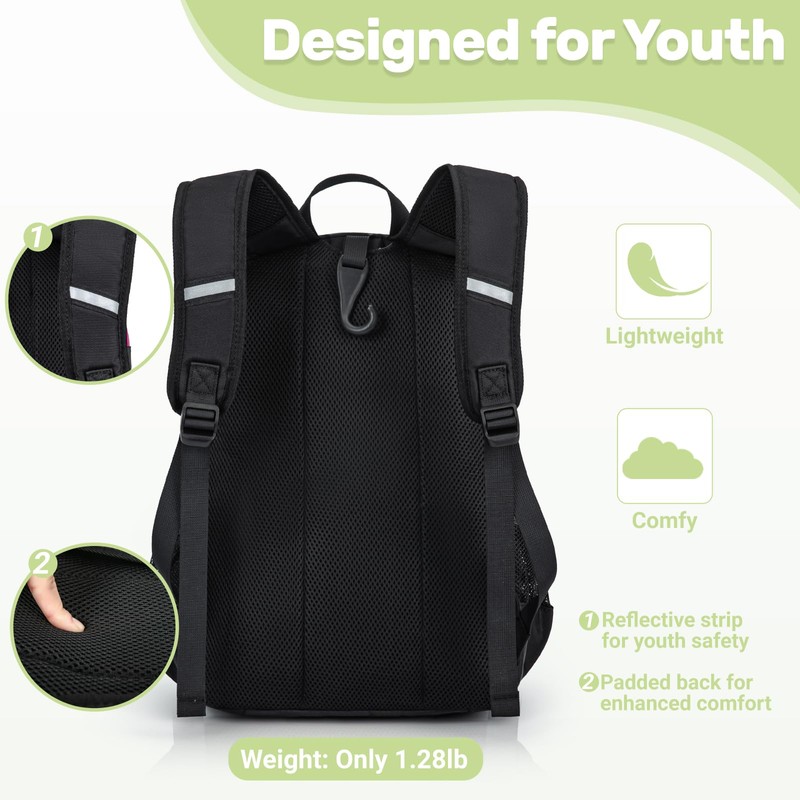 KAVIGOR Youth Baseball Bag, Softball Bag for Girls & Boys,
