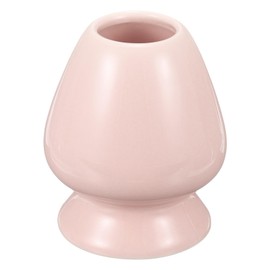 HARFINGTON Ceramic Chasen Stand 70mm Matcha Whisk Holder Teas Set Whisks Stand Traditional Matcha Tea Chasen Holder Tea Set Accessories for Tea Tasting, Pink