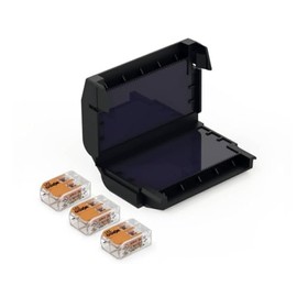 CellPack EASY-PROTECT/332 407862 Gel Box for Connecting Terminals Flexible: 0.2-4 mm² Rigid 0.2-4 mm² Pack of 1 Black