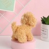 YUKOUQIAN - Mini perro de peluche para cachorros, cumpleaños, fiesta