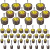 Tonmp 44 Pack 7 Size 80 Grit 1/4 Abrasive Flap