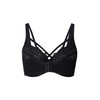 Ulla Popken Women's Truyou Underwired Bra Transparent Lace Cup C-F