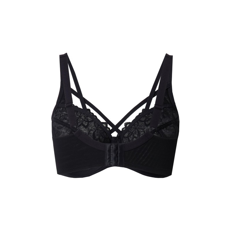 Ulla Popken Women's Truyou Underwired Bra Transparent Lace Cup C-F