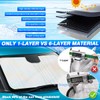 Canvcle Compatible with Windshield Sun Shade Subaru Forester 2019-2023 Thicken