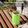 Solar Camping Lantern, Ultra Bright Collapsible Hand Crank LED Flashlight,