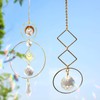 Varkage Pack of 2 sun catchers, windows, sun catchers, crystal