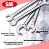 SPEEDWOX Mini Double Open End Wrench Set SAE 5/32"-7/16" 10pcs