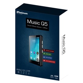 iPlatinum Music Q5 Kosher Touchscreen MP3 Player, with up to 50+ Kosher Apps