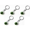 Airself 鈴 すず 鈴ホルダー キーホルダー カラー鈴 (緑 5個セット)
